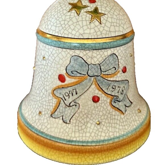 Vintage Veneto Flair Christmas Bell 1977-1978  Signed , Limited with Certificate - Picture 8 of 9